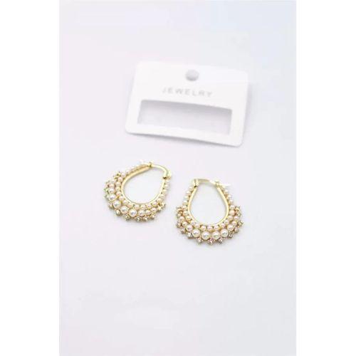 İncili Küpe - Altın