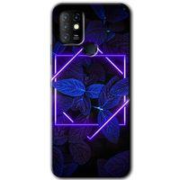 İnfinix Hot 10 Kılıf HD Desen Baskılı Arka Kapak - Mekanik Yaprak 5