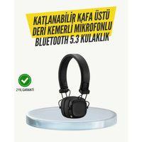 Ergonomik Konforlu Kablosuz Kulak Üstü Bluetooth Kulaklık