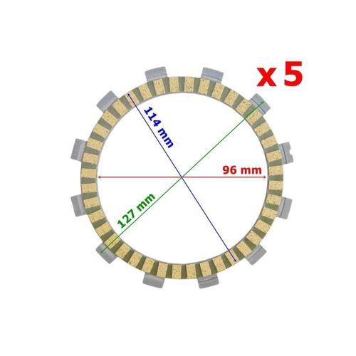 CF MOTO Cf Moto Nk 150 Debriyaj Balatası 5 Li A Kalite 12 Tırnak 96-114-127 Mm