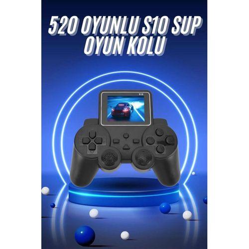 2.4 İnç Ekran 520 Oyunlu Retro Temalı Kablosuz Oyun Kolu El Atarisi