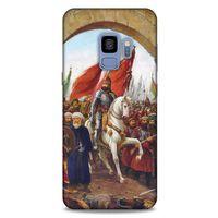 Samsung Galaxy S9 Uyumlu Kılıf Ottoman (40) Fit Silikon Kılıf İstanbul'un Fethi