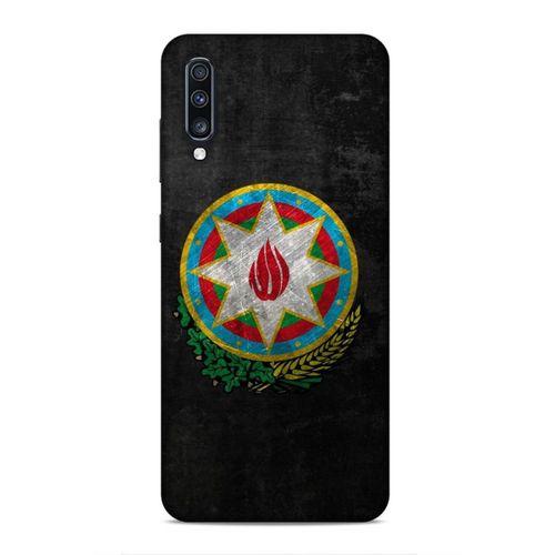 Samsung Galaxy A70s Uyumlu Kılıf Azarbaijan (39) Liquid Crystal Kılıf Amblem