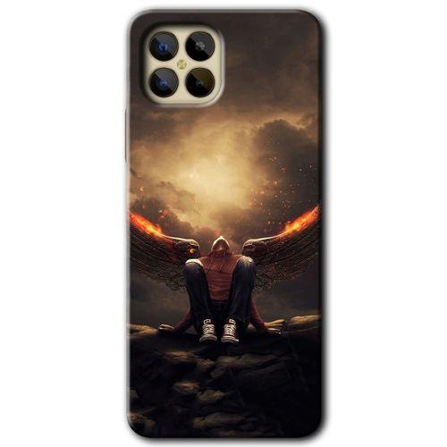 Omix X600 Kılıf HD Desen Baskılı Arka Kapak - Wings of Power