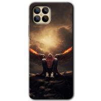 Omix X600 Kılıf HD Desen Baskılı Arka Kapak - Wings of Power