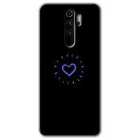 Xiaomi Redmi Note 8 Pro Kılıf Baskılı Kapak - Heart Strokes + 5D Tam Kaplayan Cam