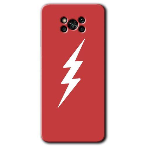 Xiaomi Poco x3 NFC HD Baskılı Kılıf + 9D Tam Ekran Koruyucu - Flash Logo