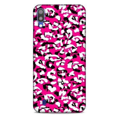 Samsung Galaxy M10 Uyumlu Kılıf Pembe Delisi (31) TPU Kılıf Kamuflaj