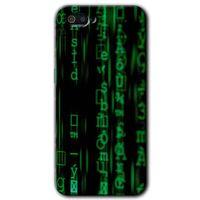 MRCİLETİSİM Realme C2 Kılıf HD Desen Baskılı Arka Kapak + Temperli Cam - Matrix