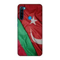 Xiaomi Redmi Note 8 Uyumlu Kılıf Azarbaijan (10) Full Koruma Kılıfı Türk & Azerbaycan Bayrak