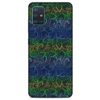 Samsung Galaxy A51 Kılıf Desenli Özel Seri Tüyler (44) Tough Armor Kılıf