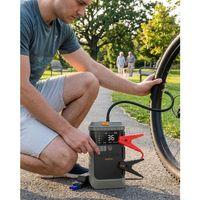 Araç Lastik Basınç Pompası Akü Takviye Powerbank Ve Sos Işıklı Çok Fonksiyonlu Cihaz