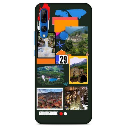 Lopard Huawei Y9 Prime 2019 Uyumlu Kılıf Şehirli ※ (29) Gümüşhane Arka Koruma Kılıfı