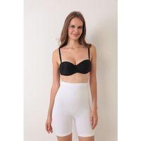 Beyaz Kadın Kalça Kaldırıcı Dikişsiz Korse - 760