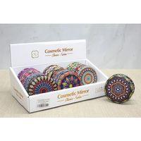 Taşlı Yuvarlak El Aynası Kalın Model 3