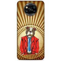 Xiaomi Redmi Poco X3 Kılıf Köpek Kıyafetleri (7) Telefon Kılıfı Pitbull Terrier Ceket