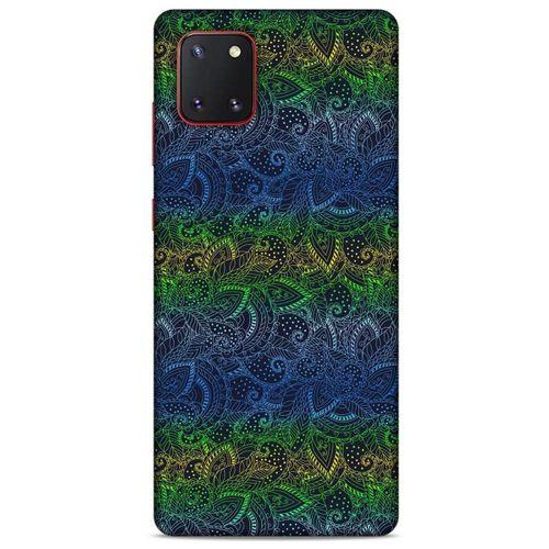 Samsung Galaxy Note 10 Lite Kılıf Desenli Özel Seri Tüyler (44) Tough Armor Kılıf