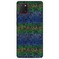 Samsung Galaxy Note 10 Lite Kılıf Desenli Özel Seri Tüyler (44) Tough Armor Kılıf