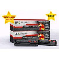 Canon T13BK Çipsiz Muadil Toner - 3000 Sayfalık - 2'li Avantaj Paket
