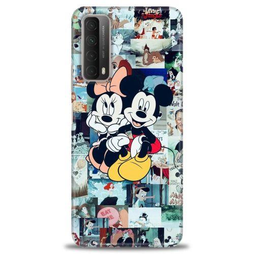 Huawei P Smart 2021 Kılıf HD Baskılı Kılıf - Cartoons + Tam Ekran Koruyucu