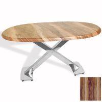 Dockers İks Masa Kromnikel Oval (94x146 - Werzalit, Allzalit yada Wermodin Tabla) - Indiana Wood