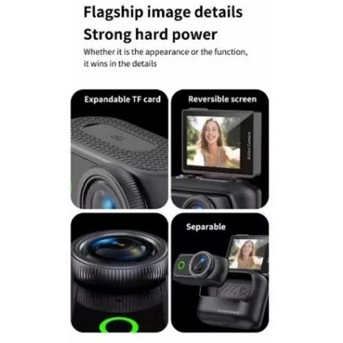 1080p Dijital Video Kamera (32gb) Kart Dijital Vlog Fotoğraf Makinesi  Türkçe  Siyah