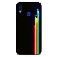 Retro (29) Desen Arka Koruma Kılıfı Renkli Huawei Honor 8C Kılıf