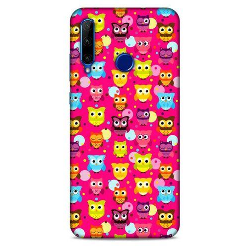Baykuşlar (5) Desenli Silikon Kapak Telefon Kabı Huawei Honor 20 Lite Kılıf