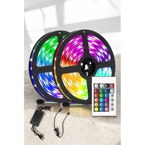 Yeni Nesil Rgb Işıklı 10metre Şerit Led Kumandalı Kullanım