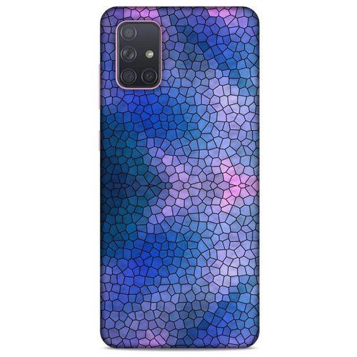 Samsung Galaxy A71 Kılıf Baskılı Özel Seri Taşlı (20) Koruyucu Kılıf
