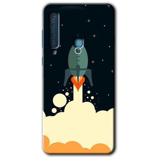 Galaxy A9 2018 Kılıf HD Desen Baskılı Arka Kapak - Space Smoke