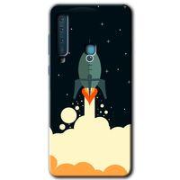 Galaxy A9 2018 Kılıf HD Desen Baskılı Arka Kapak - Space Smoke