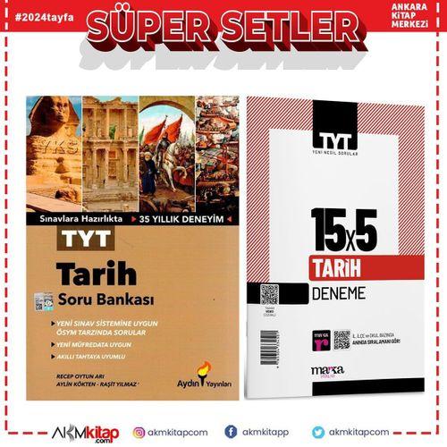 Aydın TYT Tarih Soru Bankası ve Marka Deneme Seti 2 Kitap