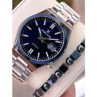 Daniel Klein Erkek Kol Saati 30 Metre Suya Dayanıklı Çelik Kordon + Bileklik Hediyeli VS.BLKT.0651