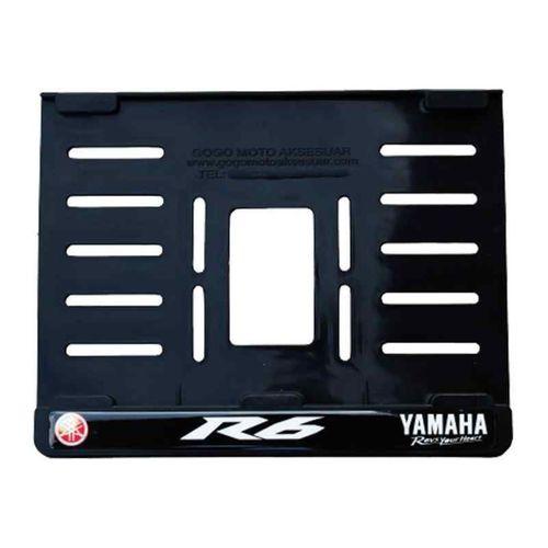YAMAHA Yamaha R6 Uyumlu 2 Plastik (15X24 Cm) Kırılmaz Plakalık