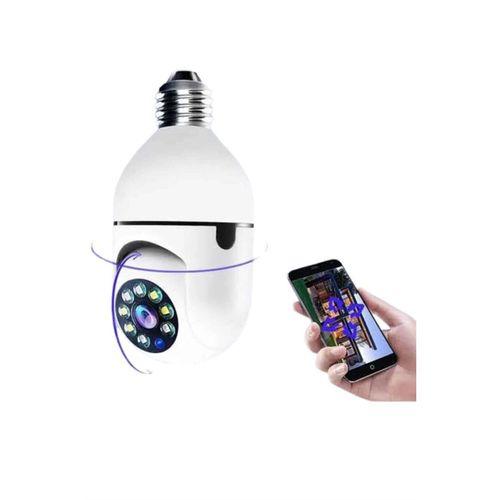Wifi Güvenlik Kamerası 360 Derece Dönebilen Harekete Duyarlı Gece Görüşlü Ampul