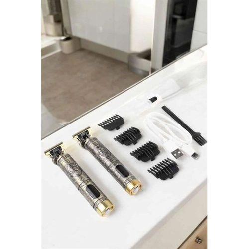Tıraş Makinesi Şarjlı Profesyonel Saç Kesme Makinesi Gold Çizik Tıraş