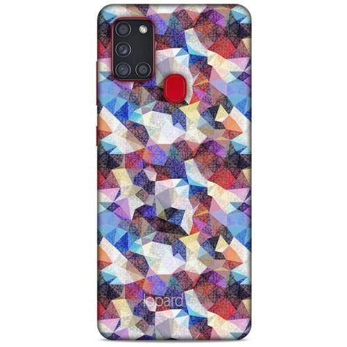 Samsung Galaxy A21s Kılıf Pastel Renkler (5) Koruma Kabı Beyaz Lacivert