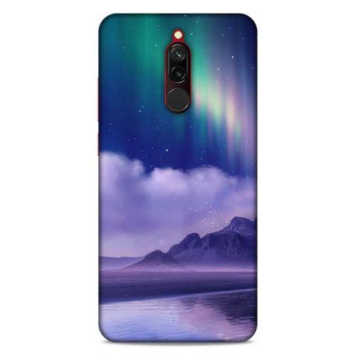 Lopard Xiaomi Redmi 8 Uyumlu Kılıf Gece'S (32) Soft Silikon Kılıf Norveç Kuzey Işıkları