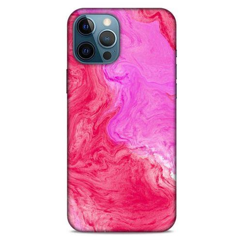 Apple iPhone 12 Pro Max Uyumlu Kılıf Pembe Delisi (11) Tam Koruma Mermer