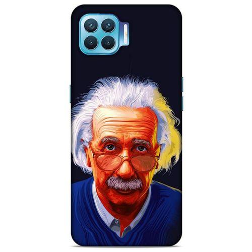 Oppo Reno 4 Lite Kılıf Almanya (37) Silicone Cover Einstein
