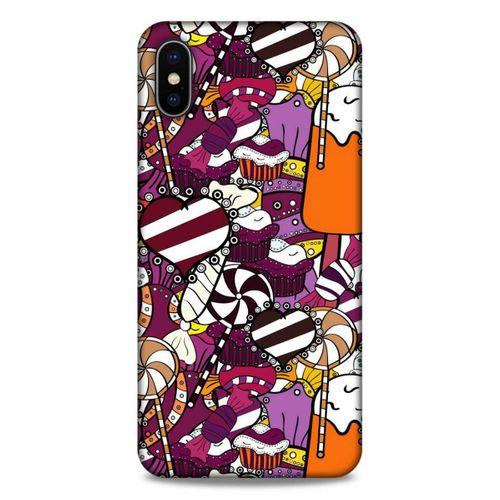Lopard Apple iPhone XS Max Uyumlu Kılıf Soyut Sanat (32) Desenli Soft Silikon Kılıf