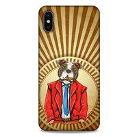 Apple iPhone XS Max Kılıf Köpek Kıyafetleri (7) Telefon Kılıfı Pitbull Terrier Ceket