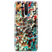 Xiaomi Redmi K30 Kılıf Mermer Cam Göbeği Arka Kapak Koruma Desenli Full Koruyucu
