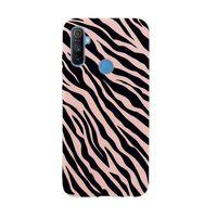 Realme C3 Zebra Pattern Premium Silikonlu Telefon Kılıfı