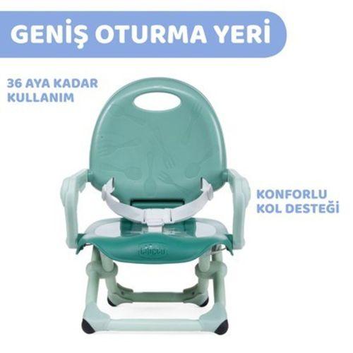 Chicco Pocket Snack Yükseltici Mama Sandalyesi - Sage