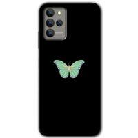 Omix X700 Kılıf HD Desen Baskılı Arka Kapak - Butterfly Tree