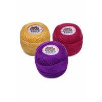 3 Adet Kaplan Etamin Ve Kanaviçe İpi 8 No Kod/Renk: 347 - 115 - 915 - Ryl