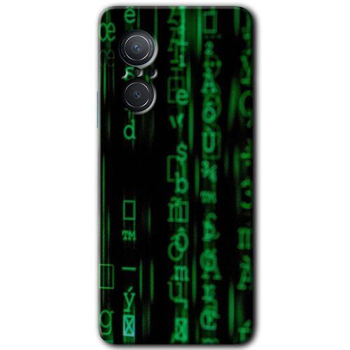 Huawei Nova 9 SE HD Baskılı Kılıf + 9D Tam Ekran Koruyucu - Matrix