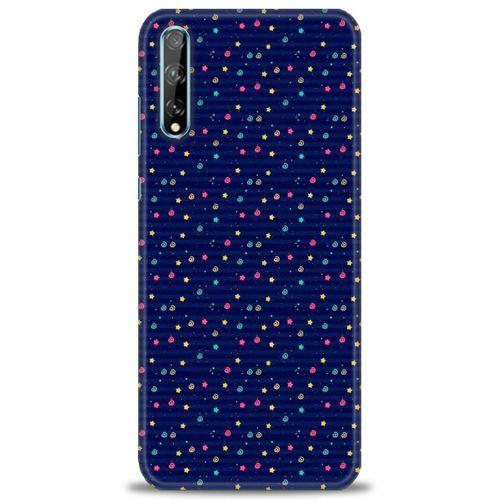 Huawei Y8P Kılıf HD Baskılı Kılıf - Gökyüzü Çizimi + Tam Ekran Koruyucu